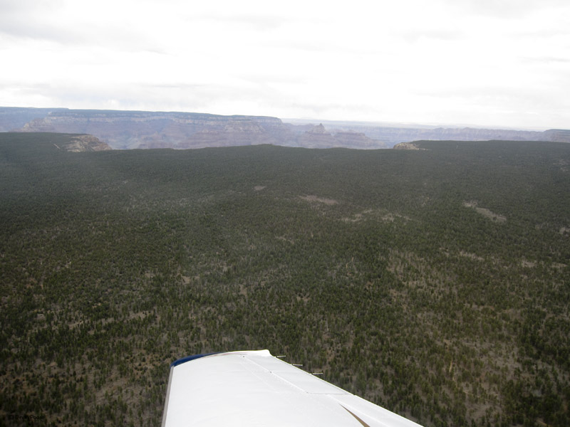 12.South rib of Grand Canyon, approaching to land at GCN