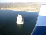 35. Chimney rock in west end of Lake Powell