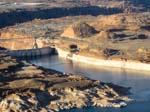 39.Backside of Glen Canyon Dam and its powerstation