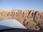 65.Climbing out of Marble Canyon Airport, west wall