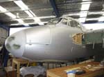 053. Nose section of DeH Mosquito under restoration @Ardmore Airport, Auckland, NZ