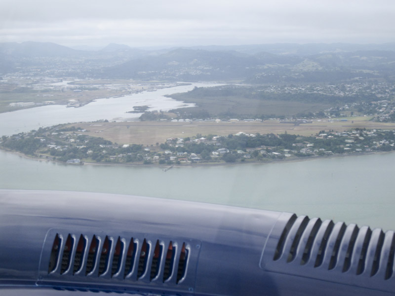 297.Whangarei Airport (NZWR), looking N across Whanagarei Harbour