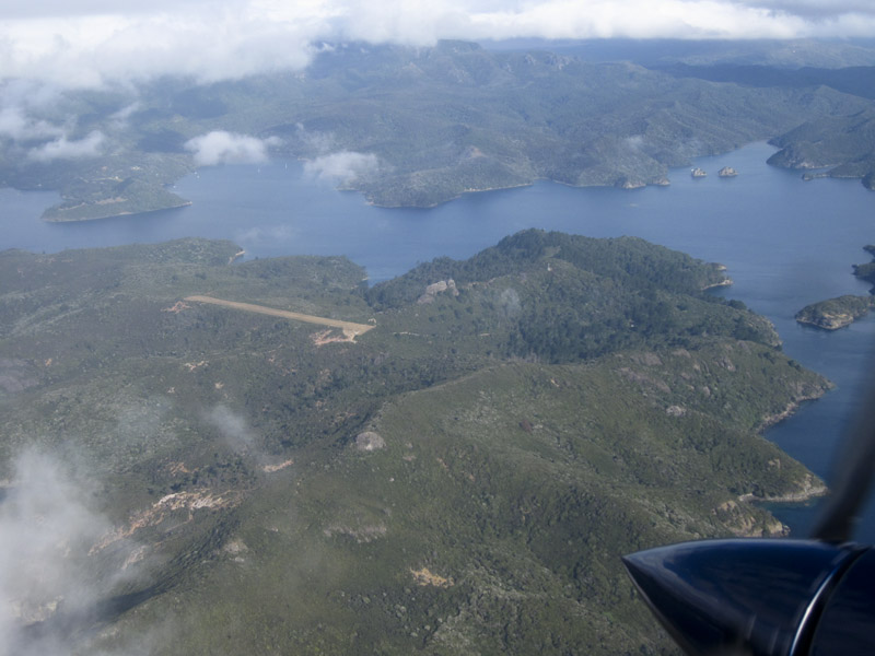 319.Kaikoura Island & Motu Kaikoura Island Aerodrome (NZKD), looking SE