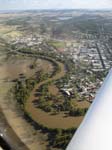 248.Murrumbidgee River at Wagga Wagga, NSW, Oz, swollen well beyond its banks