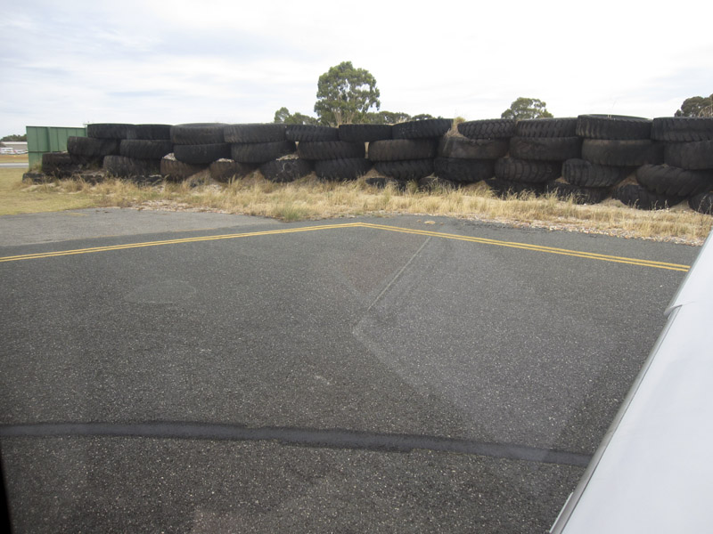 158.Blast wall at the Jandakot Airport (Perth), Western Australia