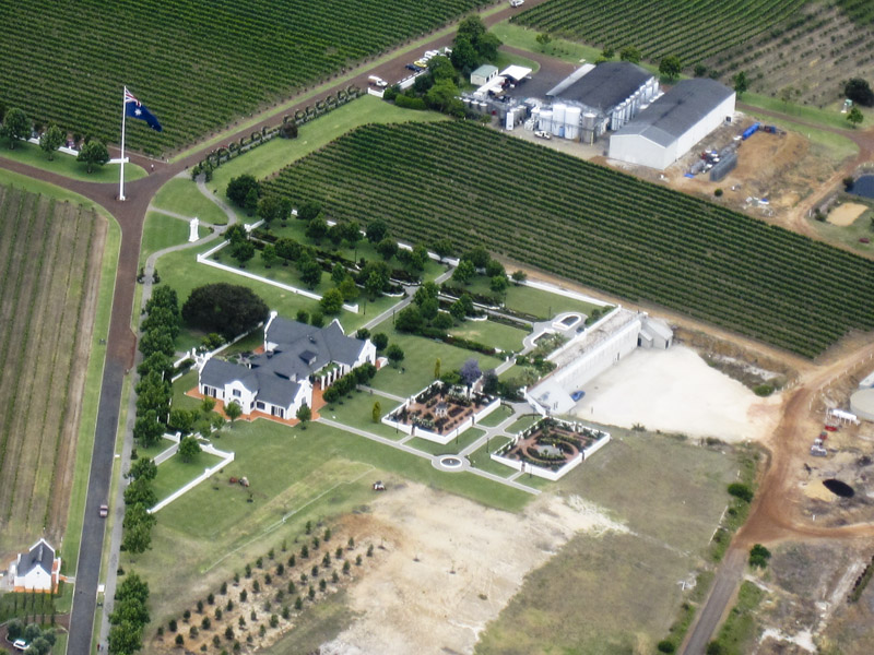 166.Example of the many expansive winery vinyards in the Margaret River, WA area.