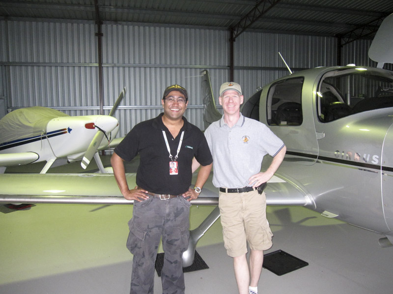 178.Raj Ratneser & Matt at Jandakot Airport, Perth, WA (YJPT)