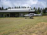 186.2008 SR-22-G3 Turbo, parked at Butch Airstrip
